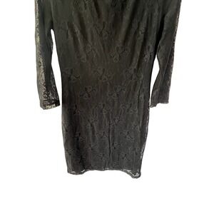 Black Lace Sheer Whimsigoth Grunge‎ Sexy Dress Women M Steampunk Vampire Party